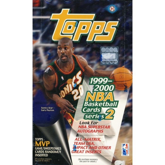 1999-00 Topps Series 2 Basketball Hobby Box