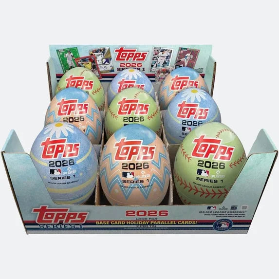 2026 Topps Series 1 Baseball Box Cards 9-Tins
