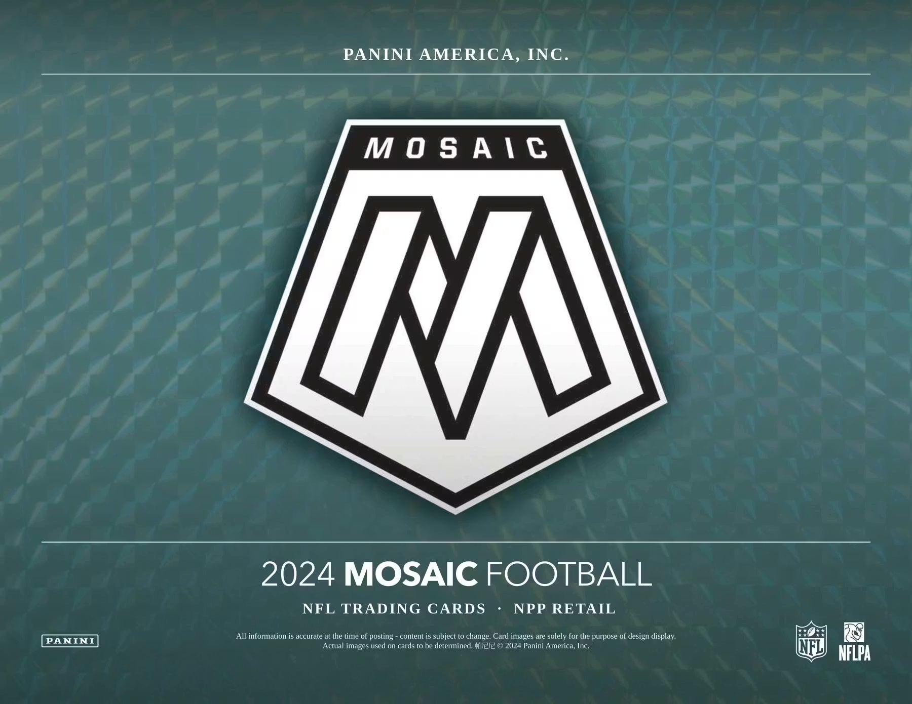 2024 Panini Mosaic Football 6-Pack Blaster 20-Box Case