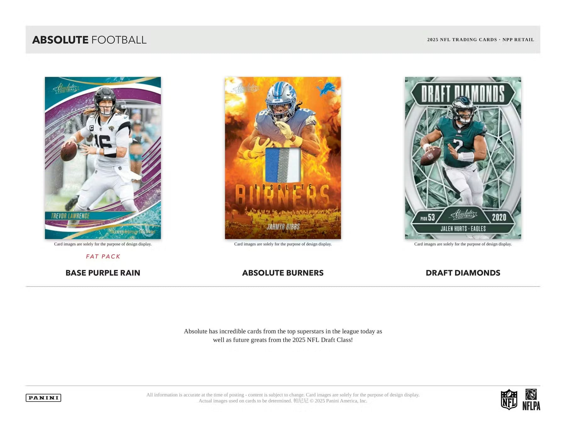 2025 Panini Absolute NFL Mega Box