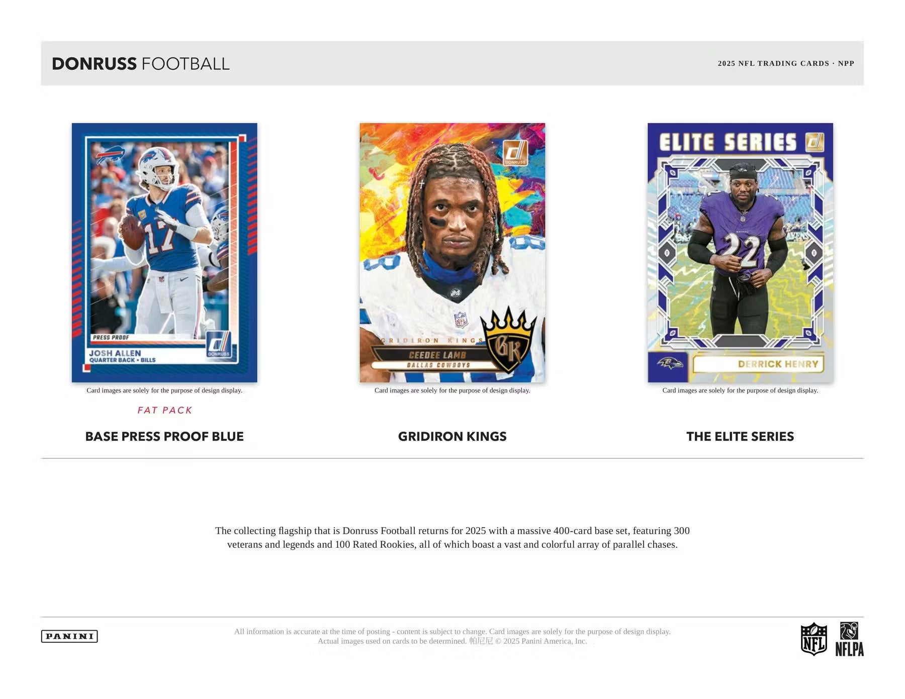 2025 Panini Donruss Football Mega 20-Box Case