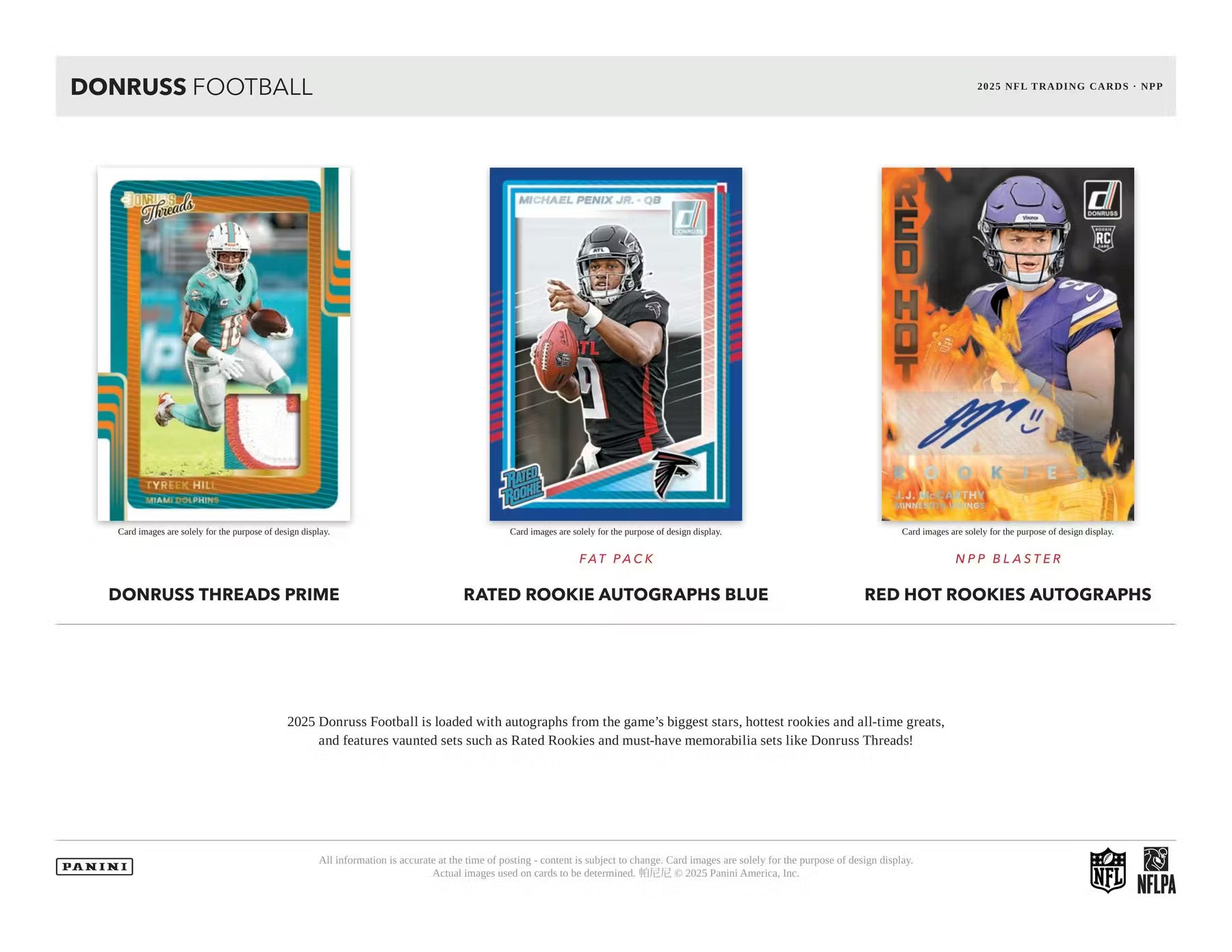 2025 Panini Donruss Football Mega 20-Box Case
