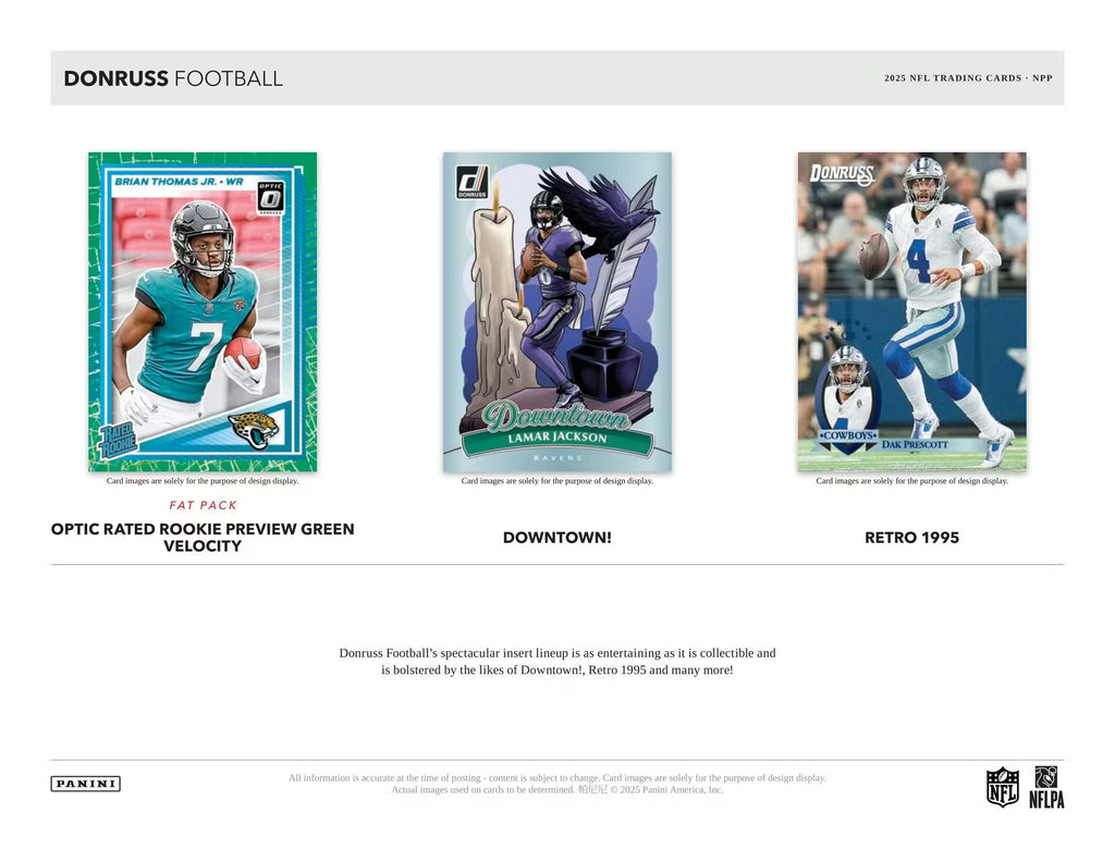 2025 Panini Donruss Football Mega 20-Box Case