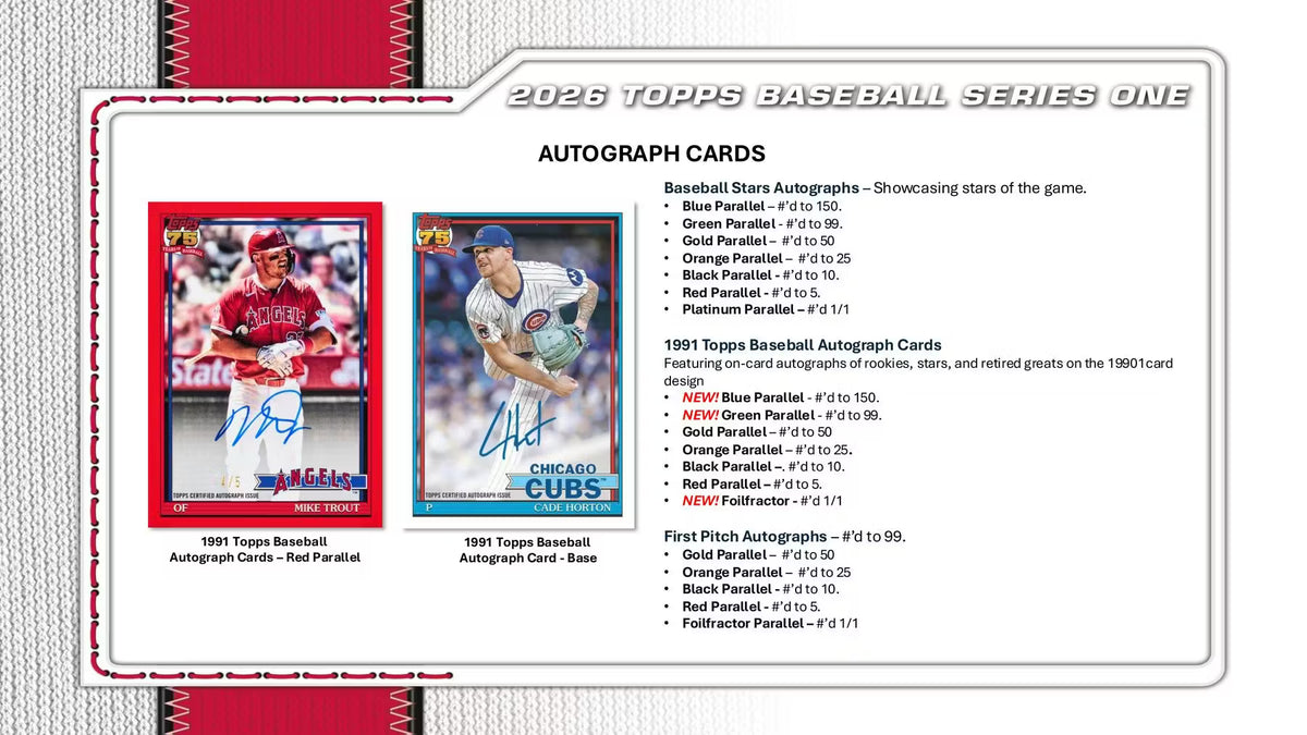2026 Topps Series 1 Baseball Hobby Box