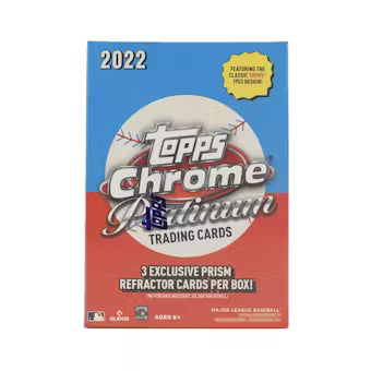 2022 Topps Chrome Platinum Anniversary Baseball Blaster Box
