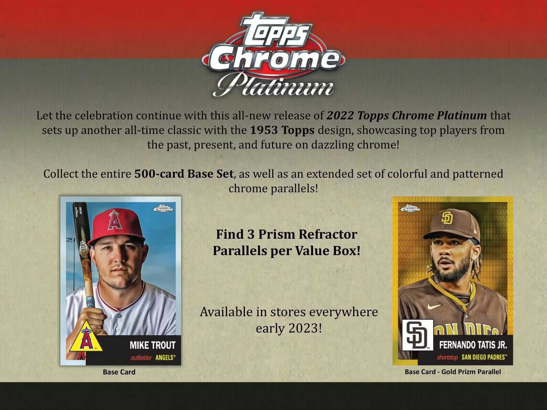 2022 Topps Chrome Platinum Anniversary Baseball Blaster Box