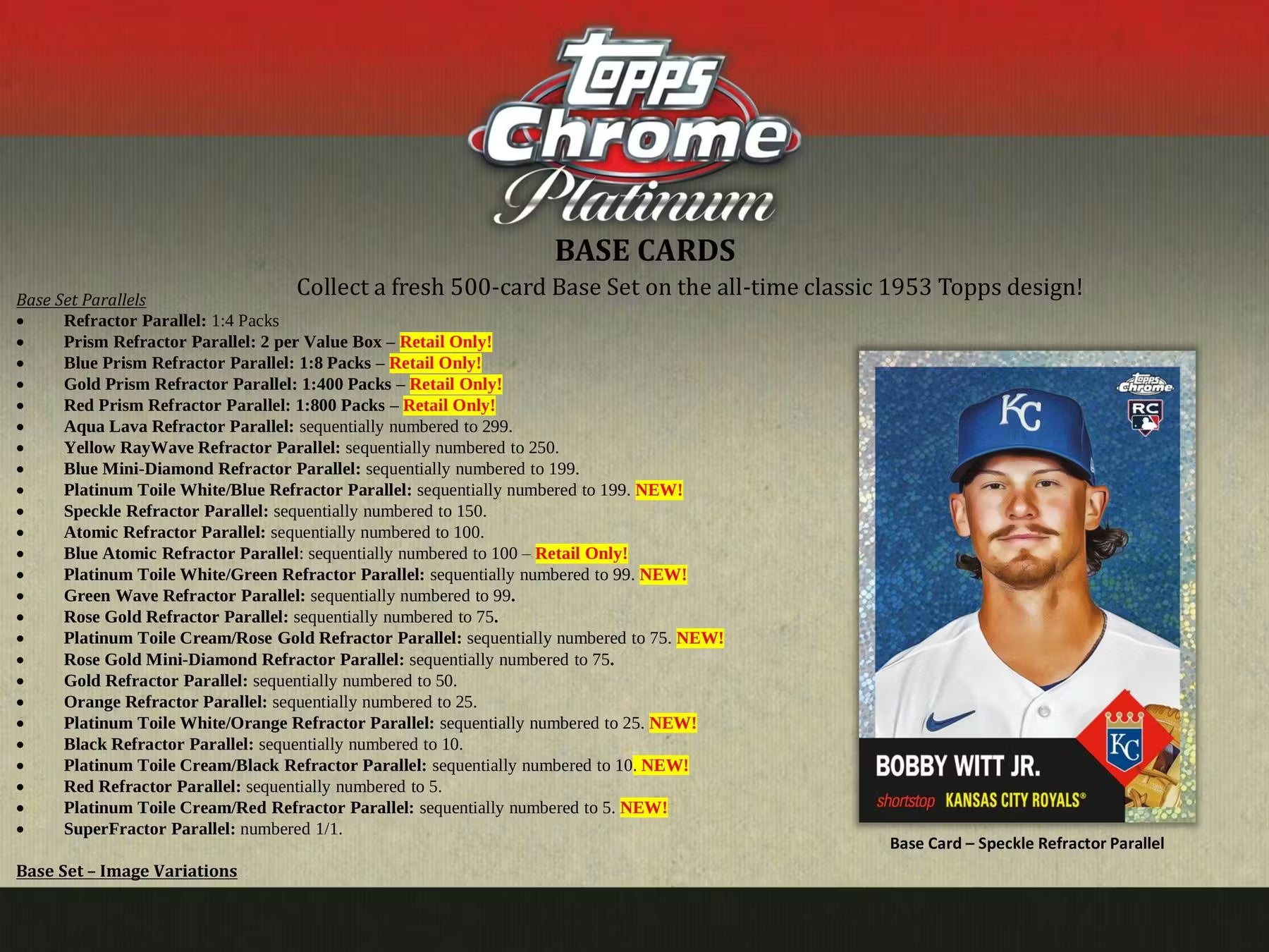 2022 Topps Chrome Platinum Anniversary Baseball Blaster Box