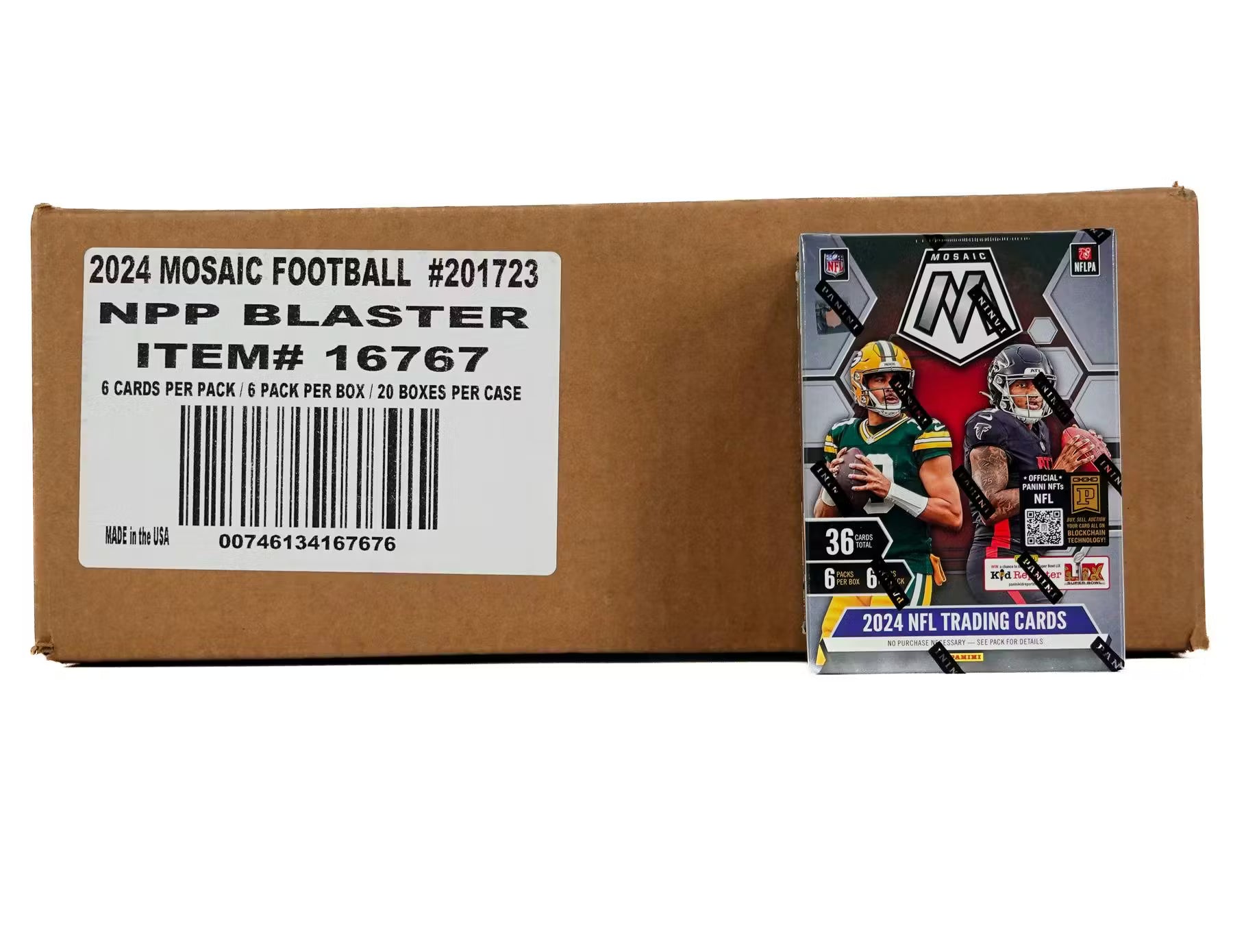 2024 Panini Mosaic Football 6-Pack Blaster 20-Box Case