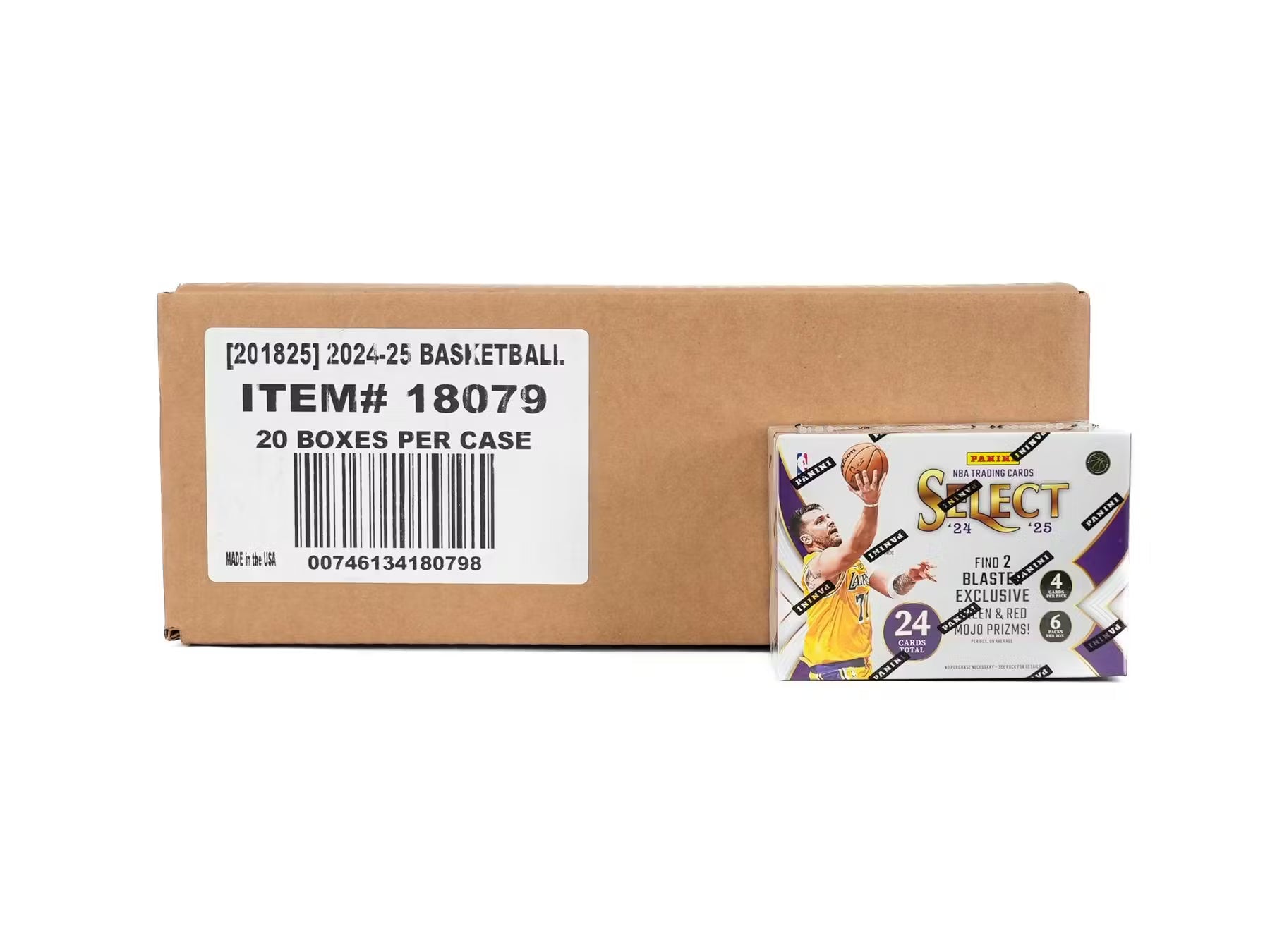 2024/25 Panini Select Basketball 6-Pack Hobby Blaster 20-Box Case