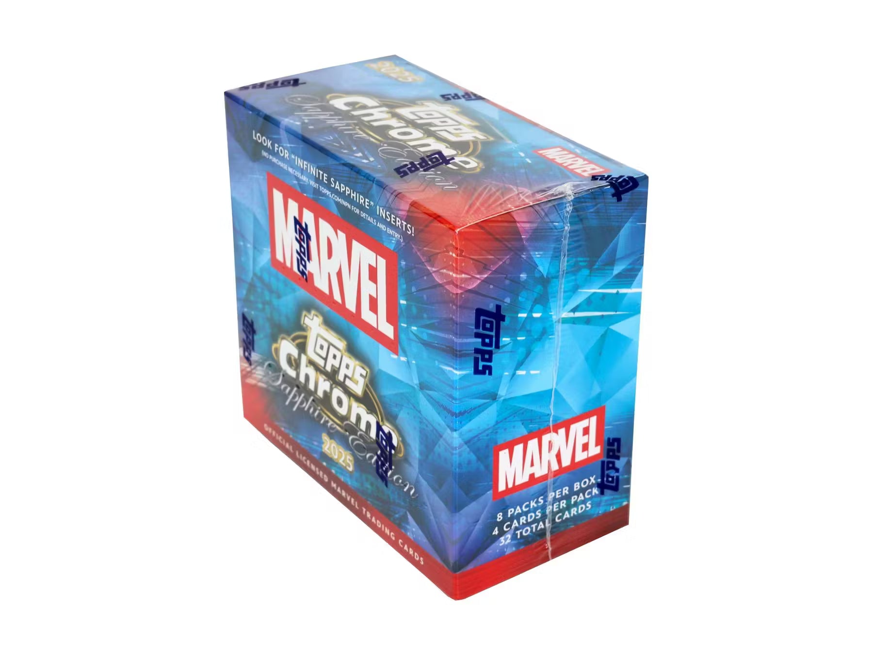 2025 Topps Marvel Chrome Sapphire Hobby 10-Box Case