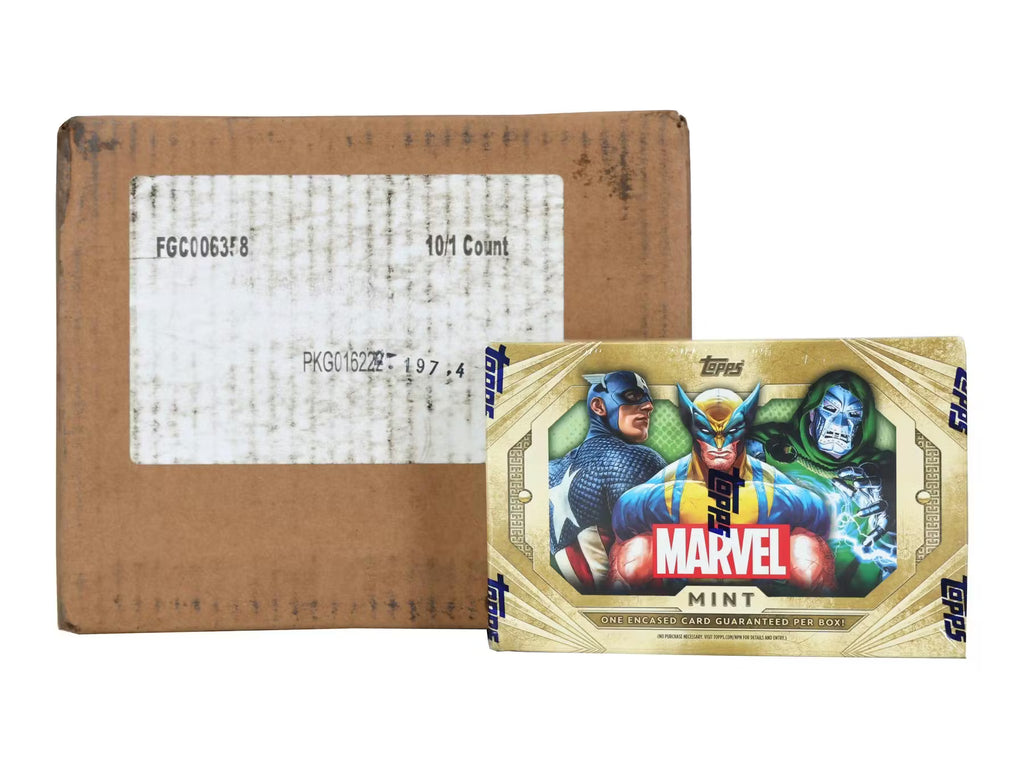 2025 Topps Mint Marvel Hobby 10 Box Case