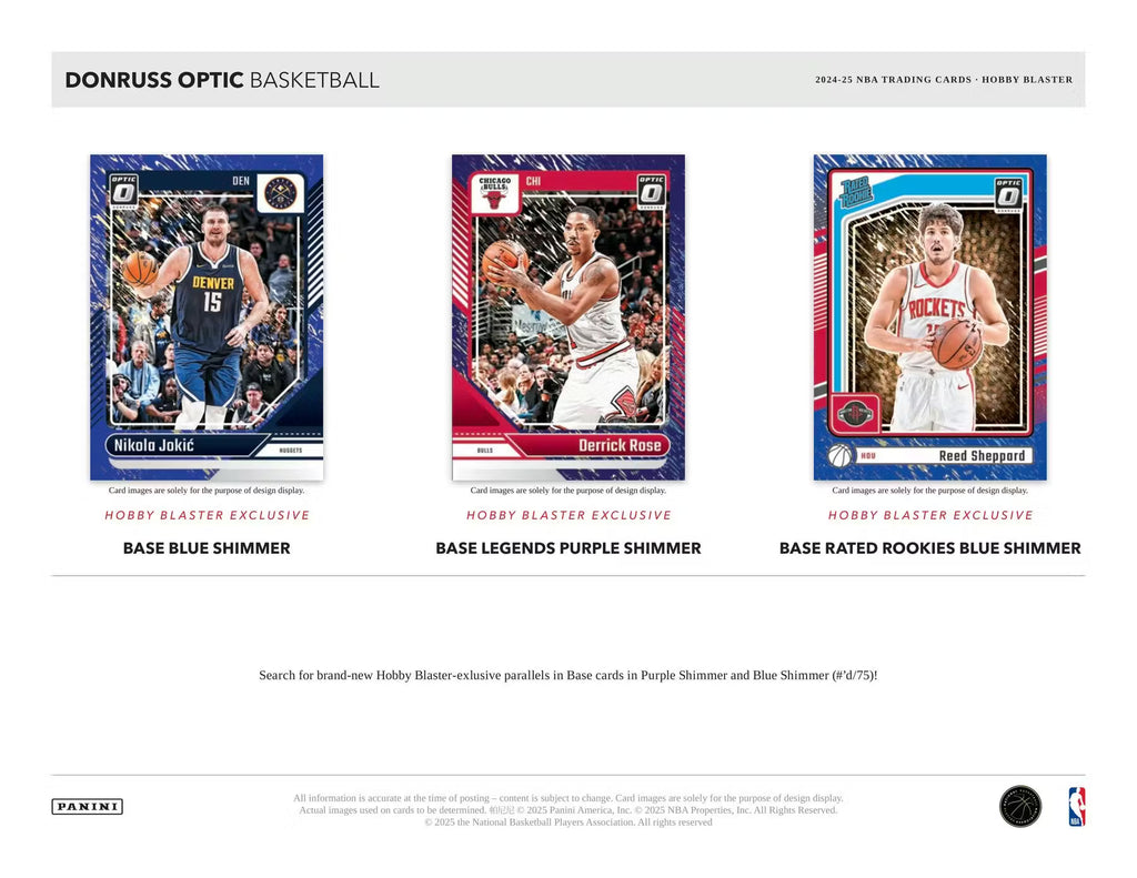 2024/25 Panini Donruss Optic Basketball Hobby Blaster Box