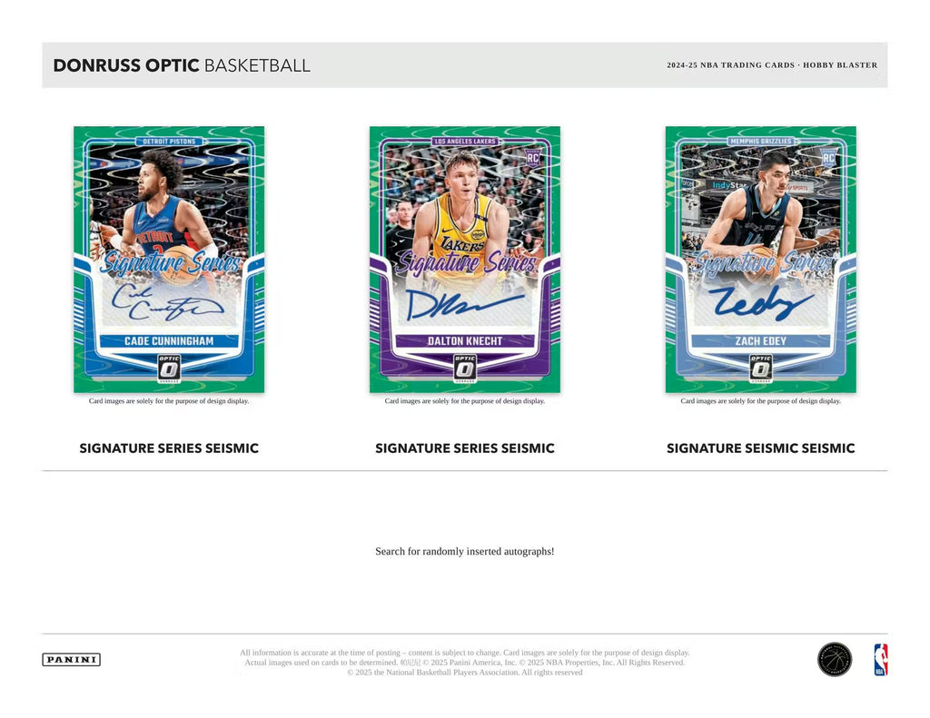 2024/25 Panini Donruss Optic Basketball Hobby Blaster Box