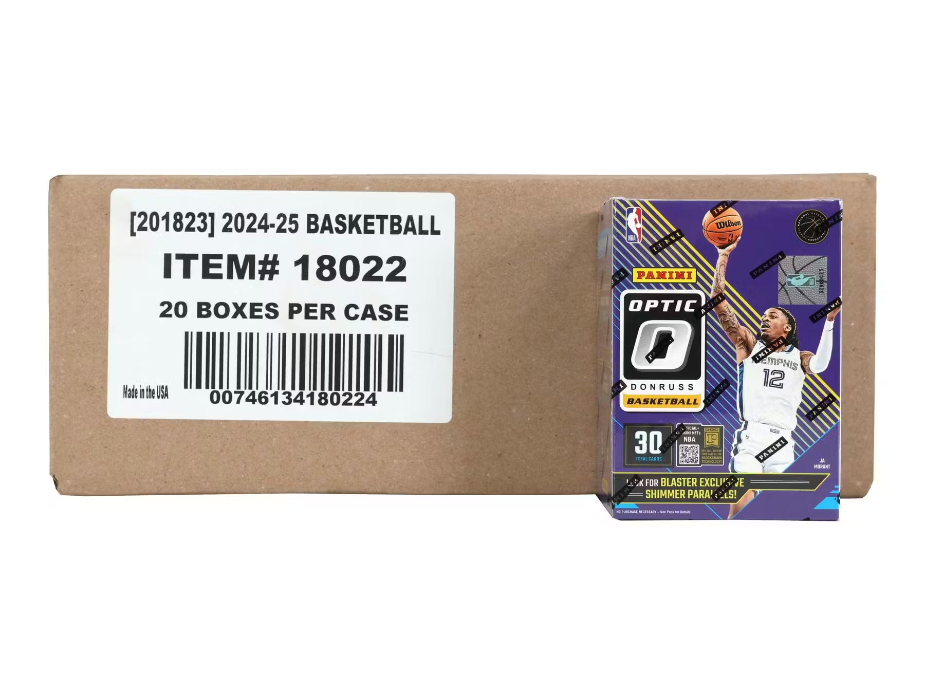 2024/25 Panini Donruss Optic Basketball 6-Pack Hobby Blaster 20-Box Case