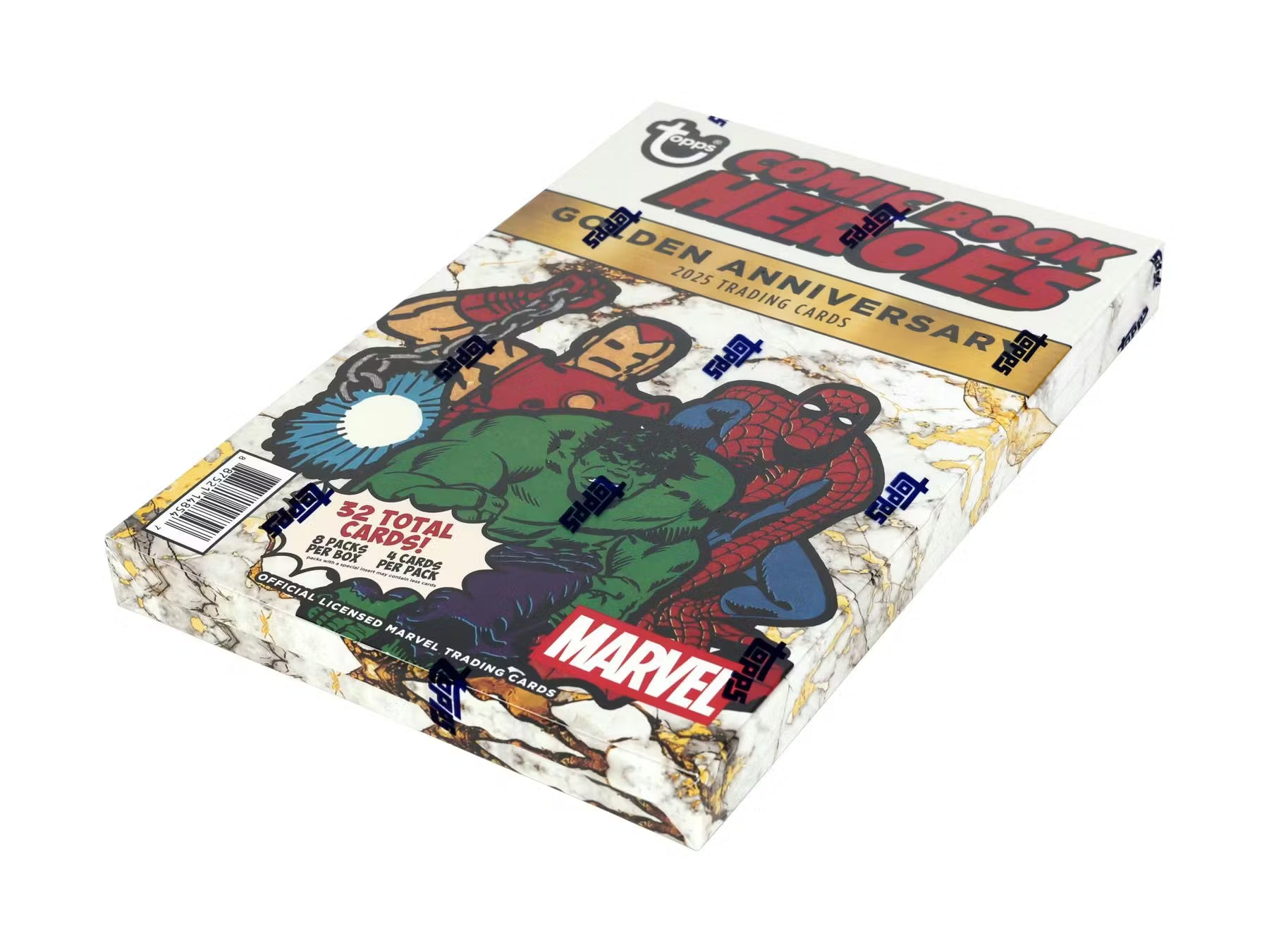 2025 Topps Marvel Comic Book Heroes 1975 Golden Anniversary Hobby 10-Box Case