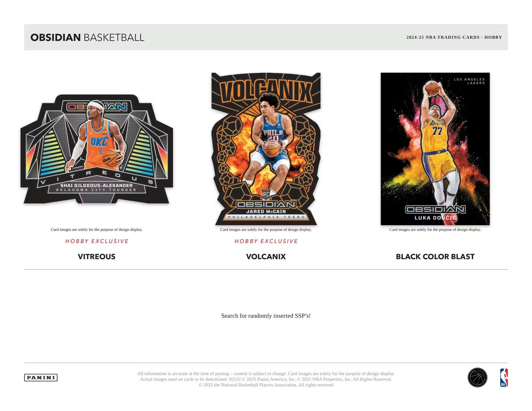 2024-25 Panini Obsidian FOTL Hobby Box