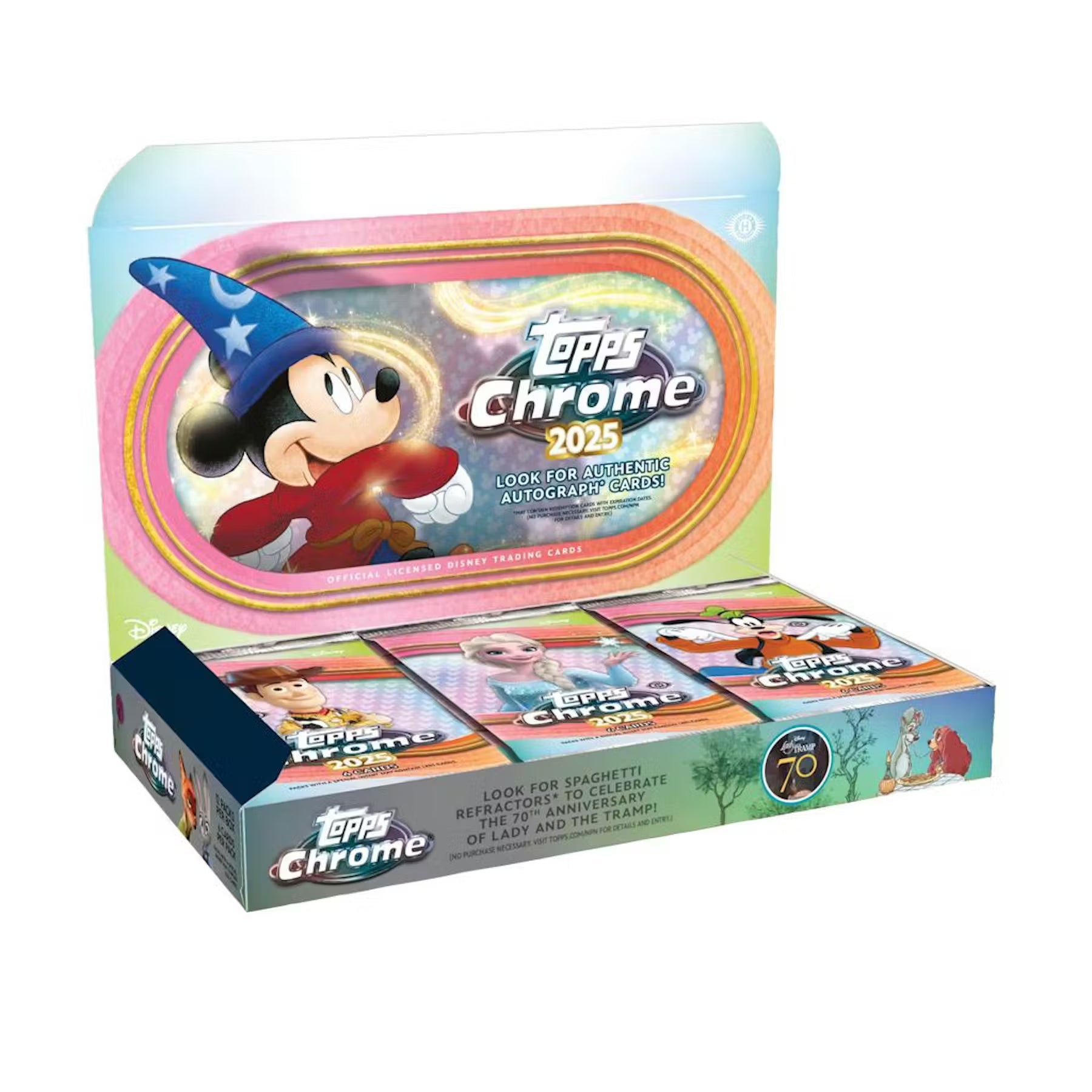 2025 Topps Disney Chrome Hobby 12-Box Case