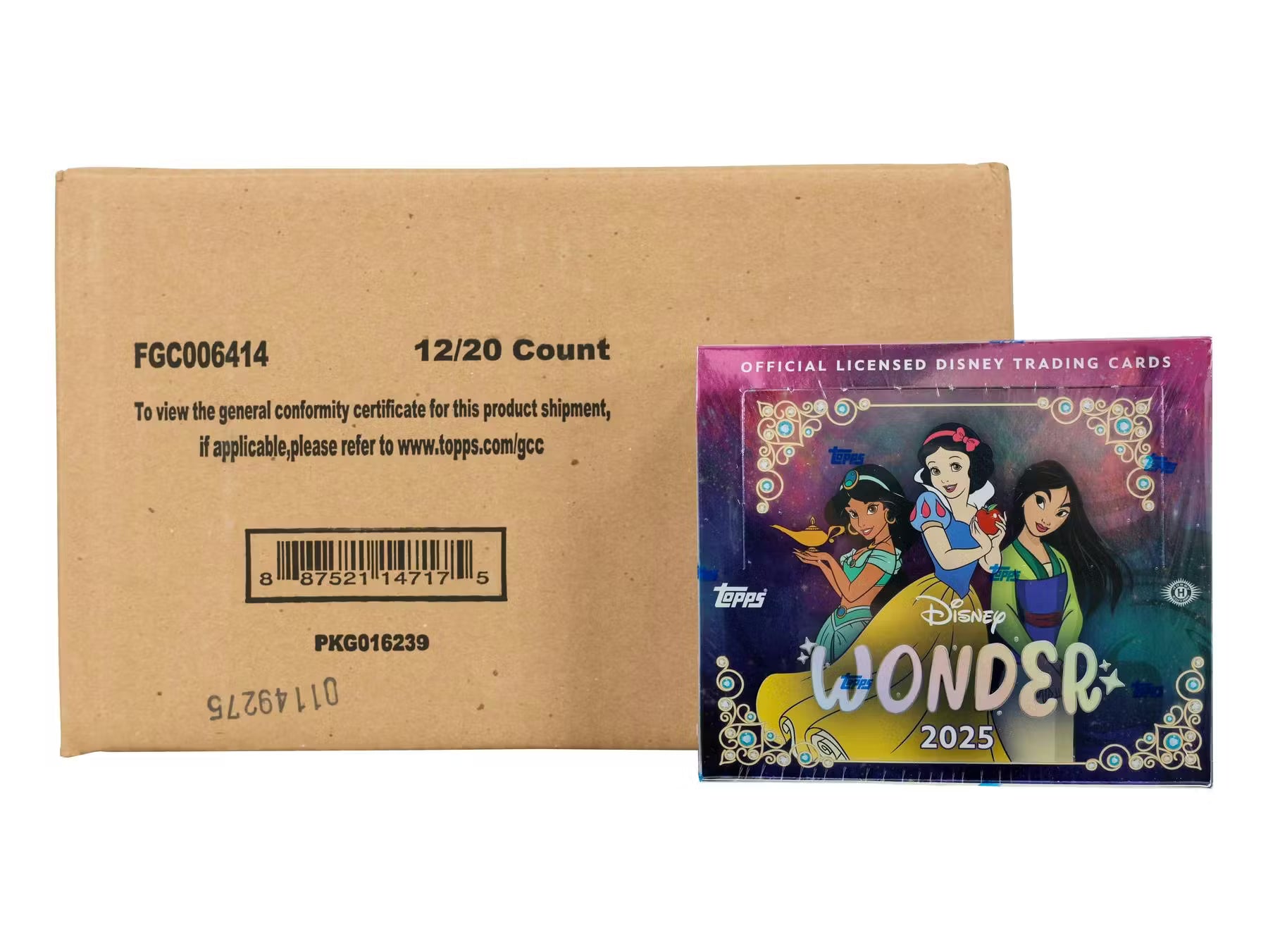2025 Topps Disney Wonder Hobby 12-Box Case