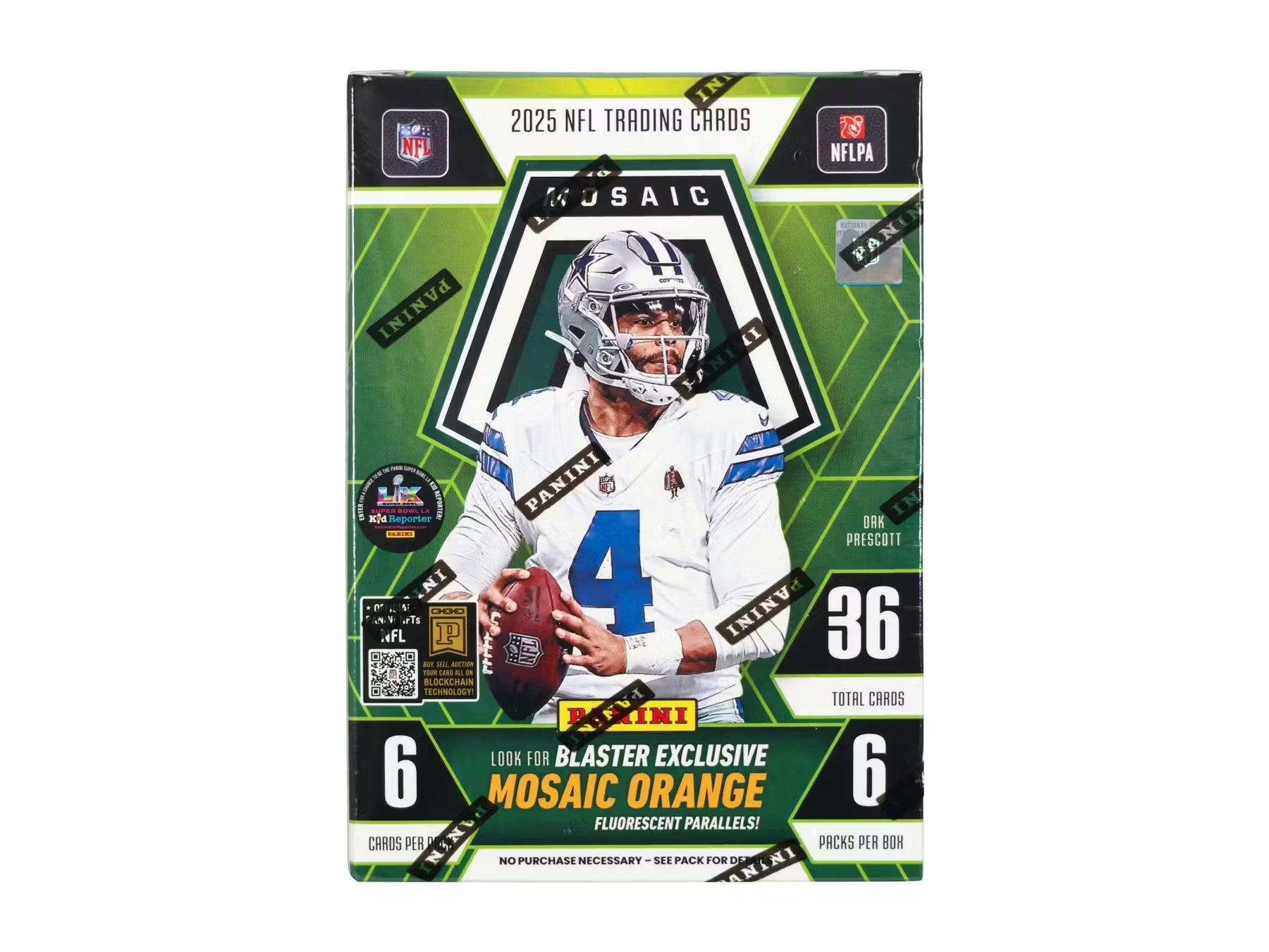 2025 NFL Mosaic Football Blaster Box
