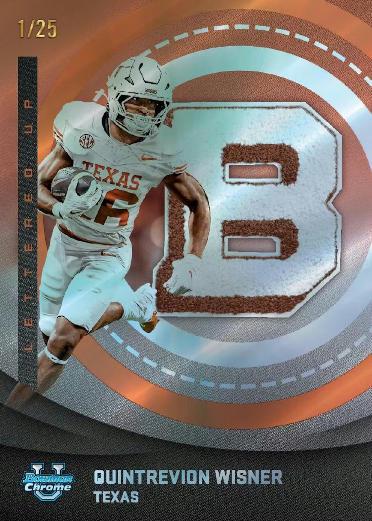 2025 Topps Bowman University Chrome Football Mega Box