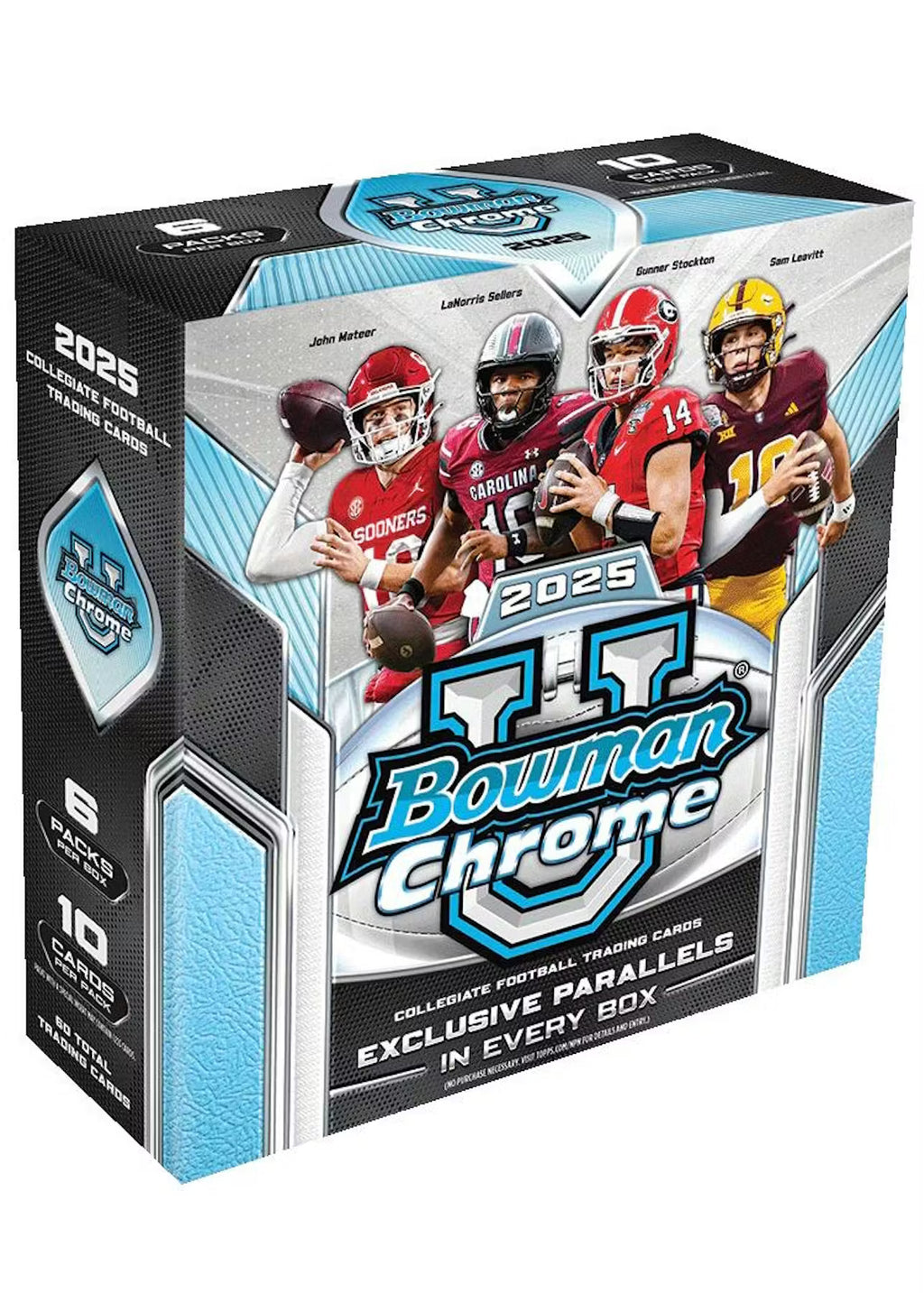2025 Topps Bowman University Chrome Football Mega Box