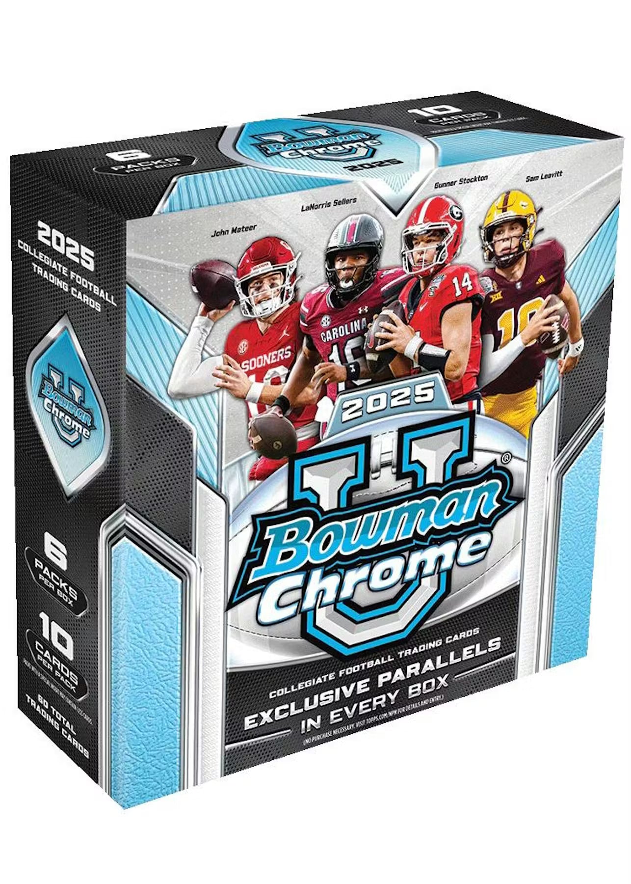 2025 Topps Bowman University Chrome Football Mega Box
