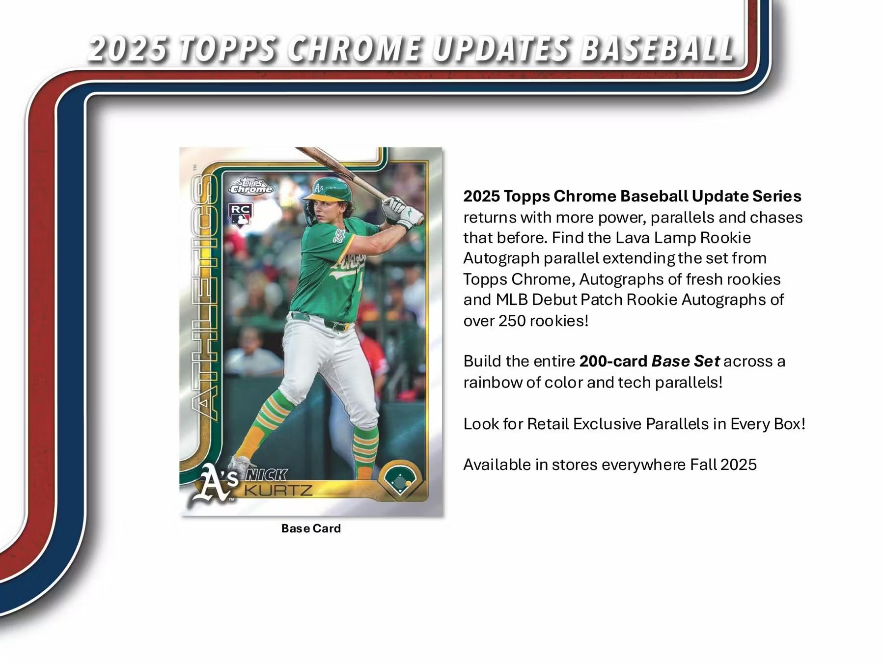 2025 Topps Chrome Update Series Blaster Box