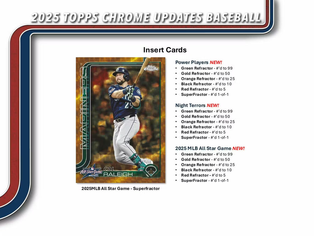 2025 Topps Chrome Update Series Blaster Box