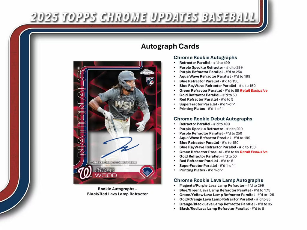 2025 Topps Chrome Update Series Blaster Box