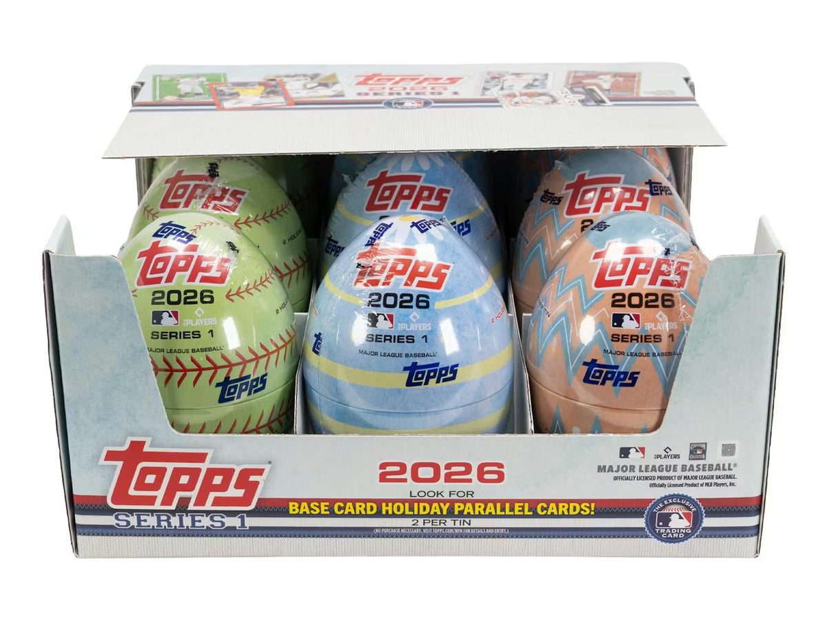 2026 Topps Series 1 Baseball - Tins - Sealed Case