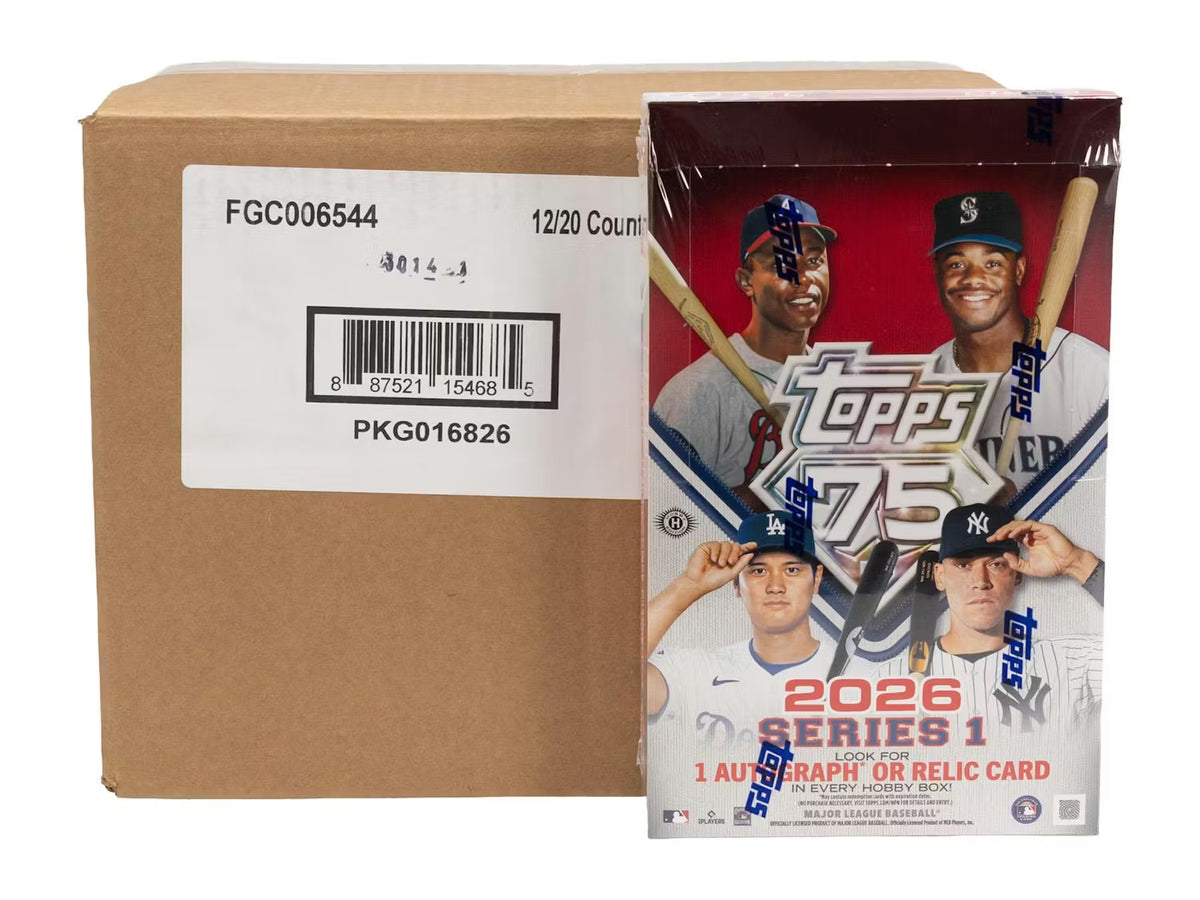 2026 Topps Series 1 Baseball Hobby Box Case