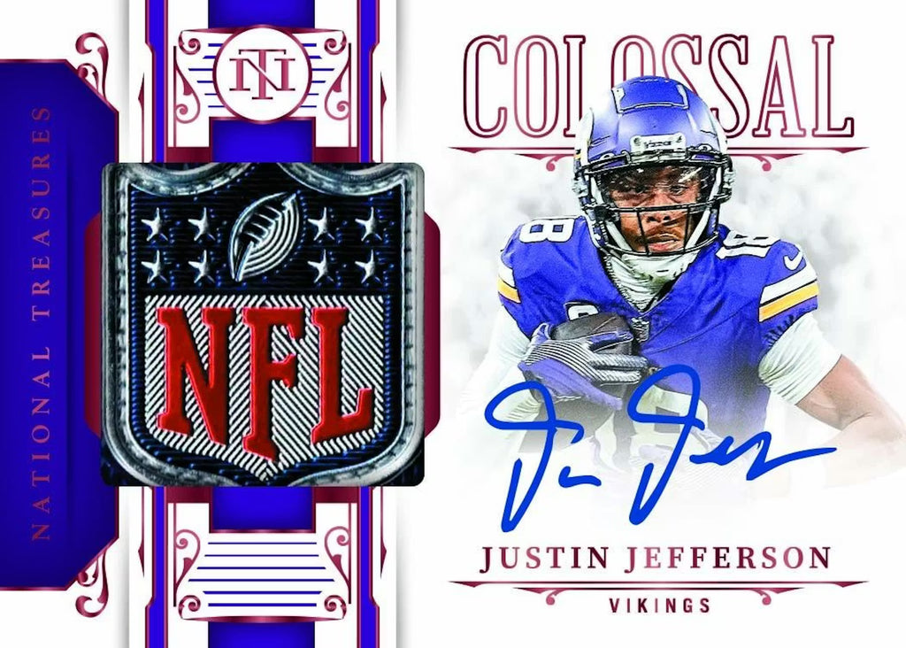 2025 Panini National Treasures Football 1st Off the Line FOTL Hobby Box