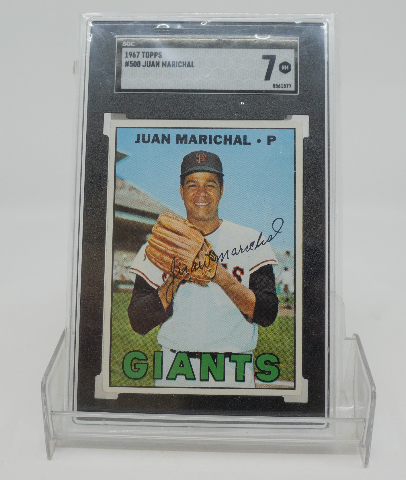 1967 Topps Juan Marichal SGC 7