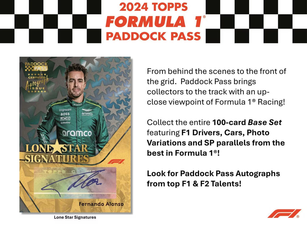 2024 Topps Paddock Pass F1 Formula 1 6-Pack Blaster Box
