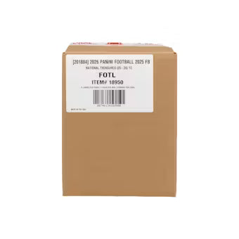 2025 Panini National Treasures Football 1st Off the Line FOTL Hobby 4-Box Case